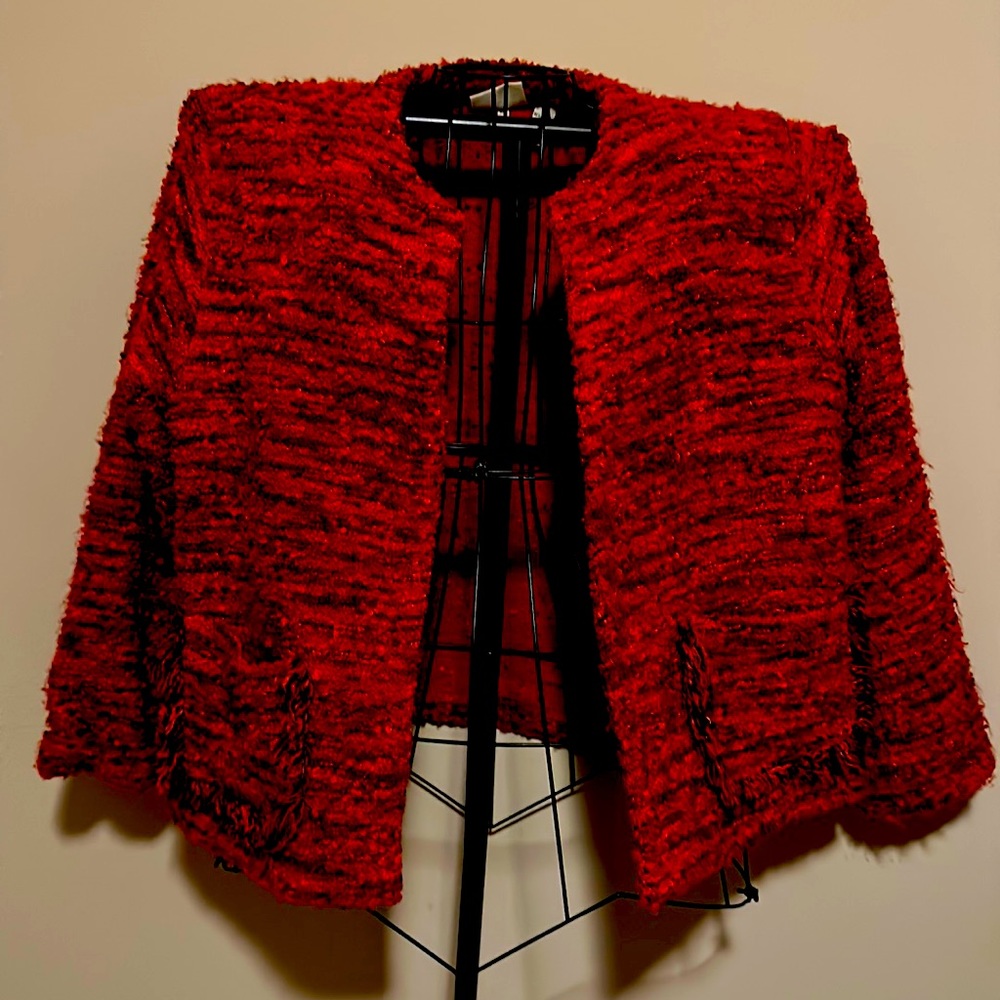 Dress down or dress up red jacket
